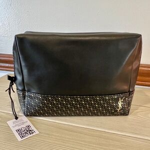 YSL Yves Saint Laurent Beauté Black Cosmetic Bag